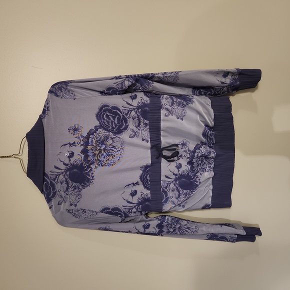 Lululemon reversible jacket purple floral size L - Picture 3 of 5